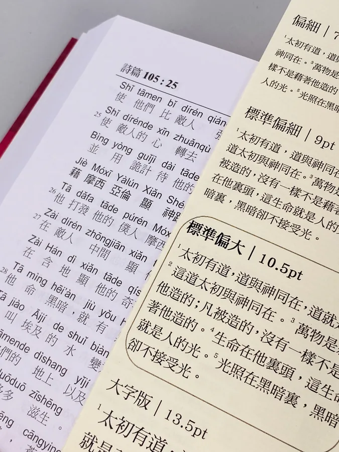 基道BOOKFINDER - 詩篇、箴言．和合本．漢語拼音版．繁體字．CAT7515