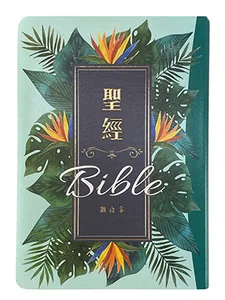 聖經和合本．翠綠款．彩繪皮面．翻口彩繪．紅字．姆指索引．SR77ARTI4.606